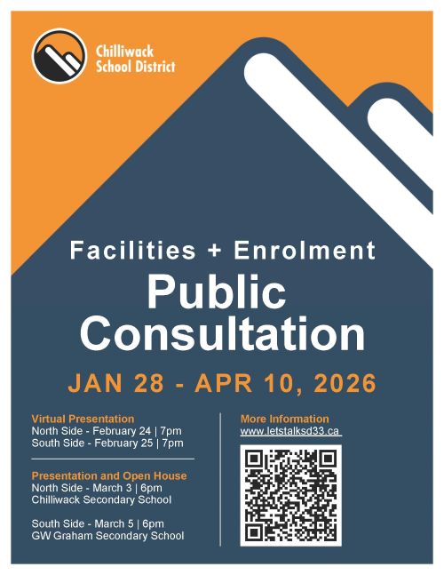 Public Consultation Flyer with QR code